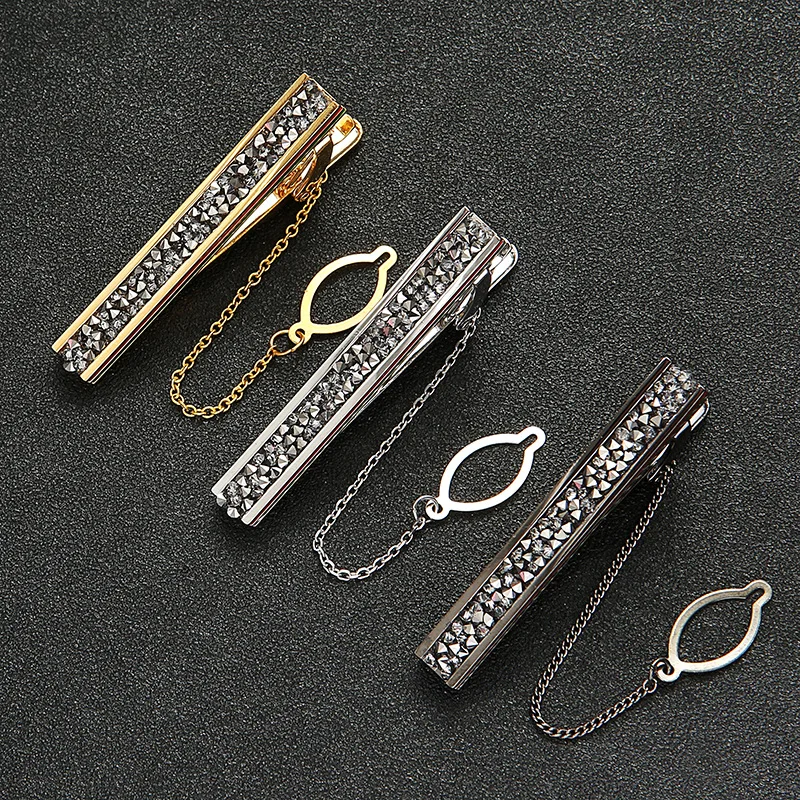

Copper Tie Clips With Drill Babysbreath Mens Designer Clothes Souvenirs Wedding Guests Lawyer Accessories Jewelry Father'S Day