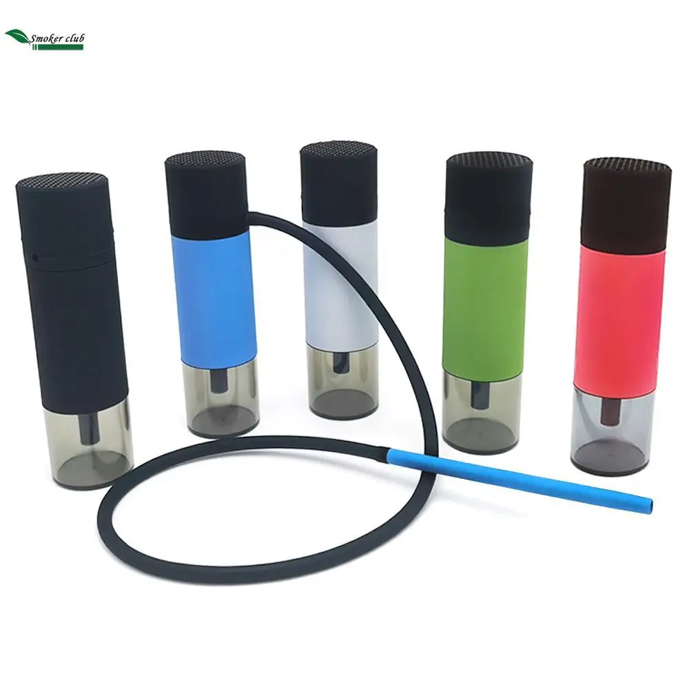 Shisha Narghilè Set, Narghilè Portatile in Acrilico Trasparente con Tubo in  Silicone, Luce LED Colorata per Club Bar Party : : Salute e cura  della persona