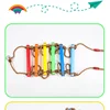 Children's Climbing Ladder Indoor and Outdoor Toys Plastic Wooden Soft Ladder Exercise Balance Strong and Durable 6