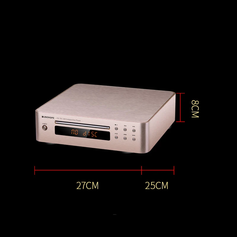 Player de Áudio Multifuncional Player Desktop Casa Febre Estéreo Alta Fidelidade Fibra Óptica Coaxial Interface Saída Áudio Digital cd - Dvd - Image 6