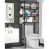 Bathroom Organizer Over The Toilet Storage, 4-Tier Metal Bathroom Over Toilet Storage Shelf Above Toilet Storage Rack 5