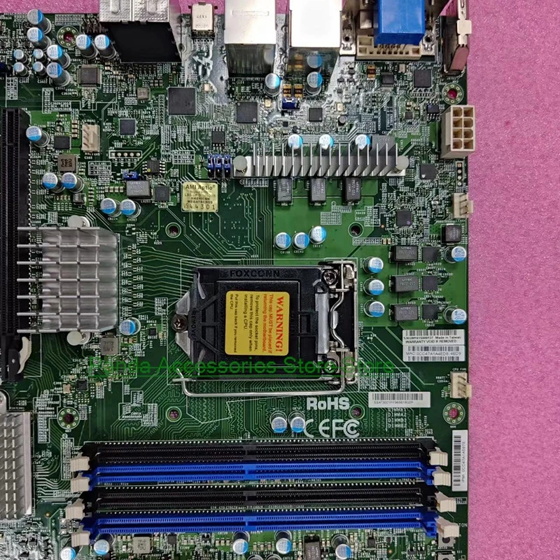 X11SAT-F 워크스테이션 ATX 마더보드 인텔 C236 LGA-1151 6 SATA3 E3-1200 v6/v5 세대 코어 i3/i5/i7 시리즈