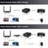 Wavlink USB 2.0 LRP Print Server Share a LAN Ethernet Networking Printers Power Adapter USB HUB 100Mbps Network Print Server US 4