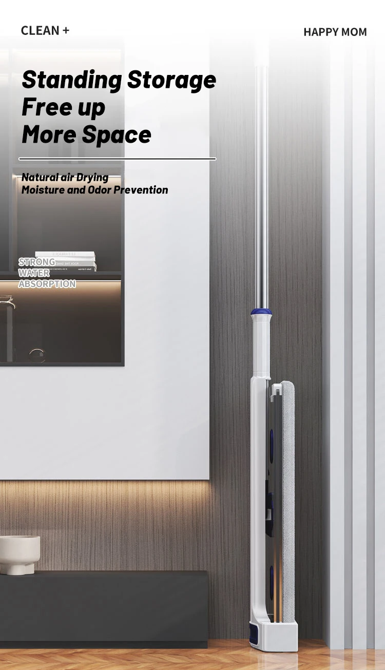 Hands Free Folding Bucket Mop Set