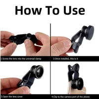 Universal 3 in 1 Fish Eye Lens Wide Angle Macro Phone Fisheye Lens Zoom Camera Kits With Phone Clip For iPhone Samsung Xiaomi 6
