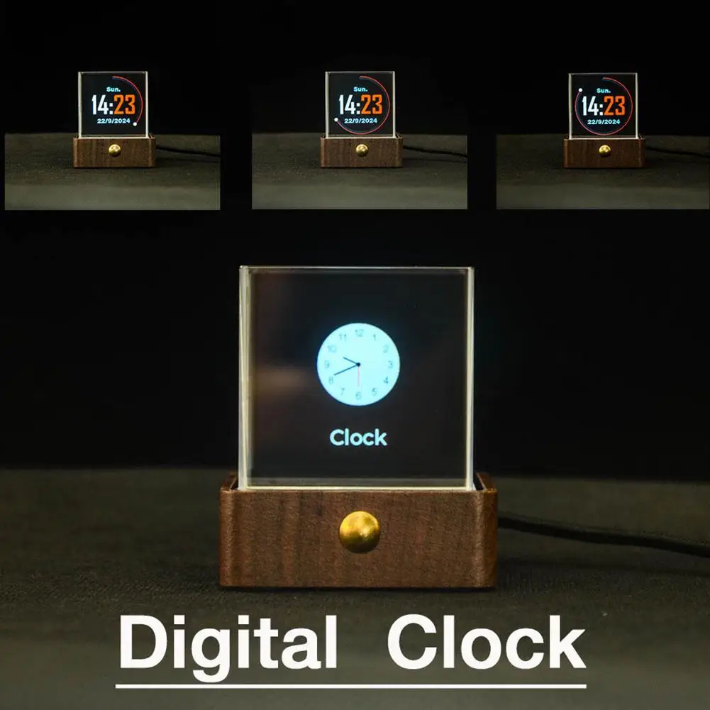 Glance Led Bitcoin Ticker Display - WiFi Digital Clock With Weather, Photos  & Crypto Prices (Black) Stock Ticker