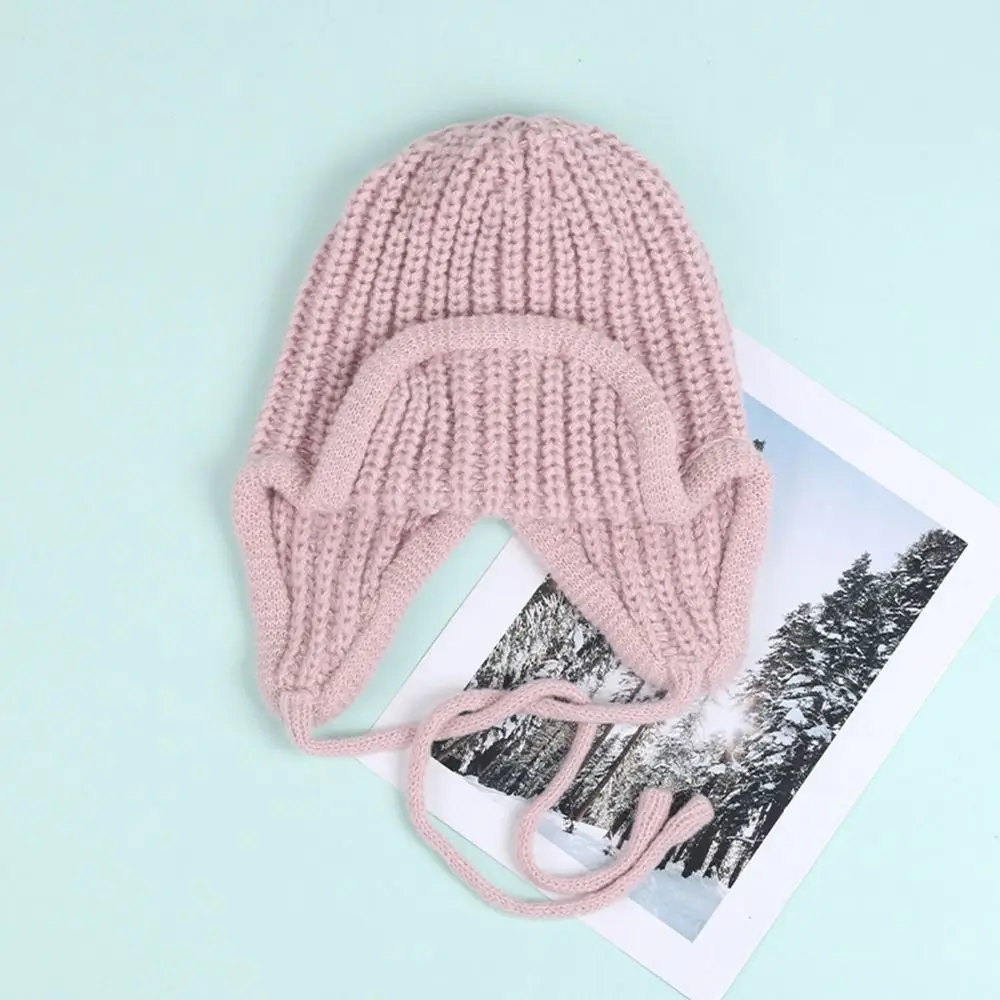 Polyester Knitted Winter Hat for Women