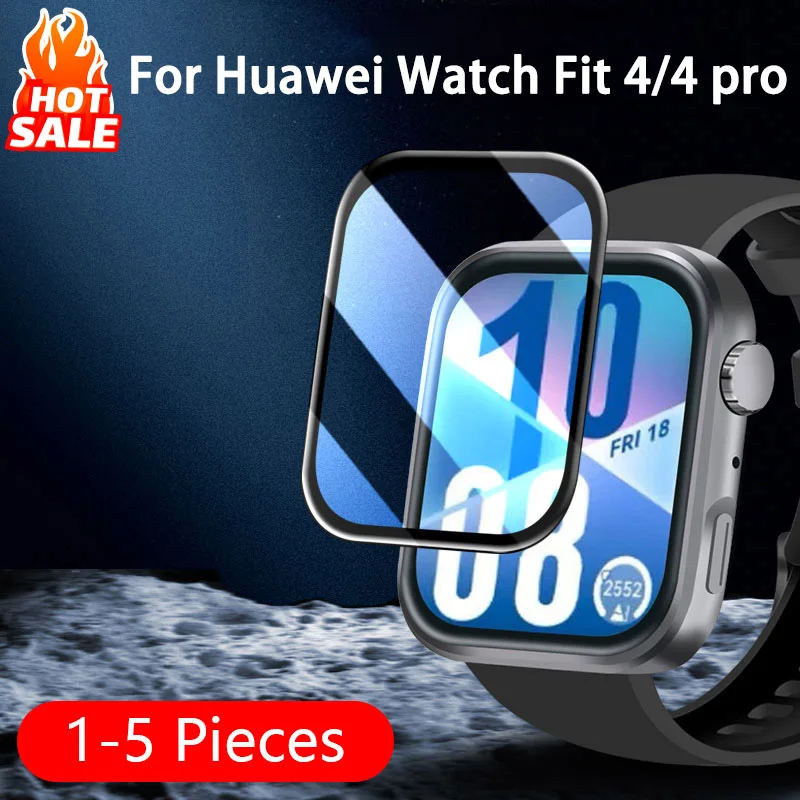 화웨이 워치핏 4 프로 액세서리용 스크린 보호필름 15개, 소프트 클리어 HD 하이드로겔 스크래치 방지 필름 (화웨이 워치핏4 호환)