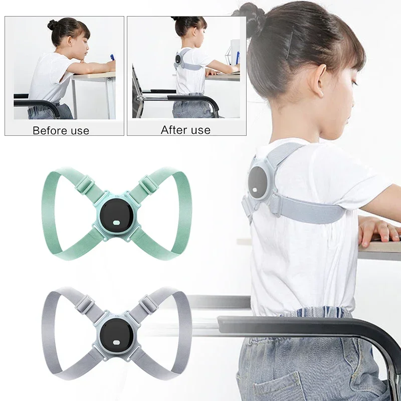 

Новый Корректор осанки Hunchback, вибронапоминание, корректирующий пояс, регулируемый ортоз, невидимый для взрослых