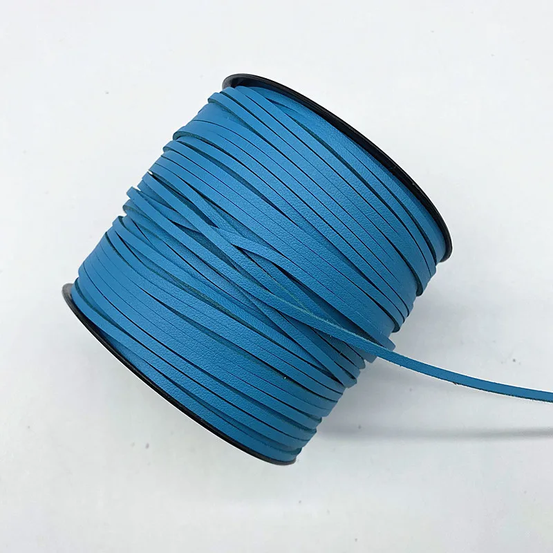 5yards 3mm Flat Faux Suede Braided Leather Lace Cord Korean Velvet Leather Handmade Thread String Rope for Jewelry Making leather cord,faux suede cord