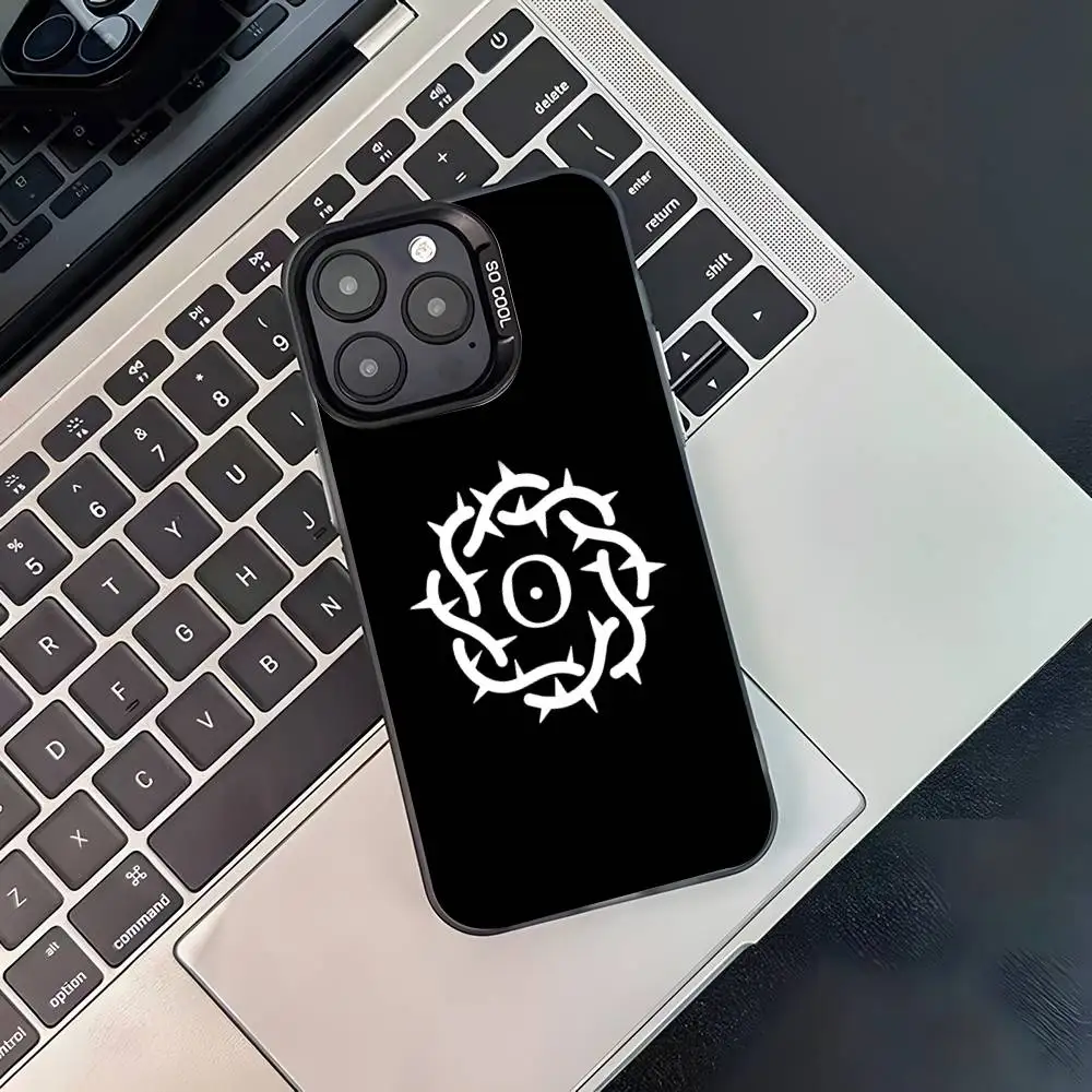 Rock Bad O-Omens Black Matte Shockproof Phone Case