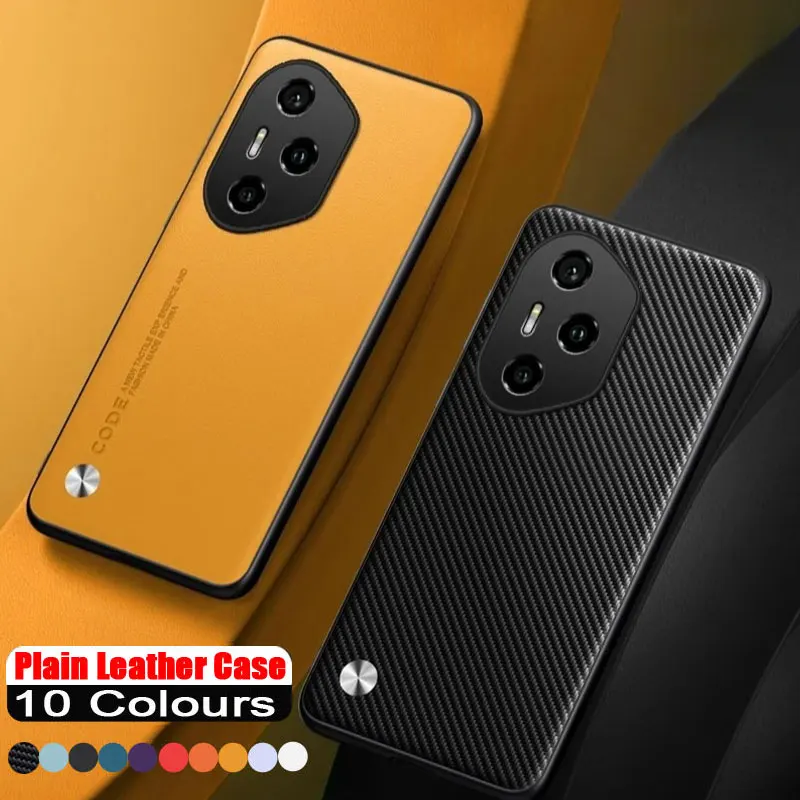 Carbon Fiber PU Leather Anti-Shock Matte Bumper Case