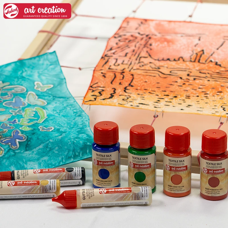 TalensTEXTILESILKAcrylicPaint50mlfabricpaintforclothesacrlicofabricpaintphosphor