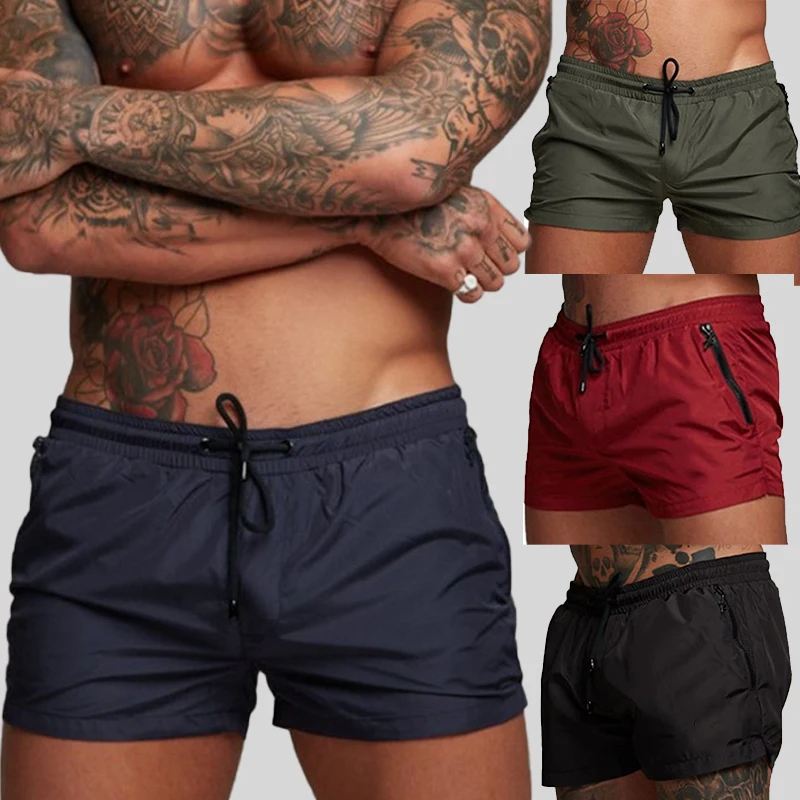 

Summer Casual Cool Short Pants Men Casual Shorts New Gyms Fitness Bodybuilding Shorts Mens Male Jogger Workout Beach