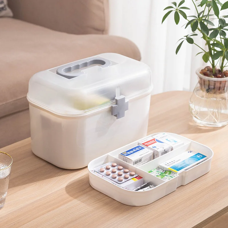 Multi-functional-Emergency-Pills-Case-Chest-First-Aid-Kit-Container ...