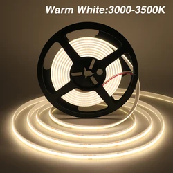 Ultra - Bright Waterproof LED Strip Light - Customizable Length, Warm to Cool White (DC 24V)