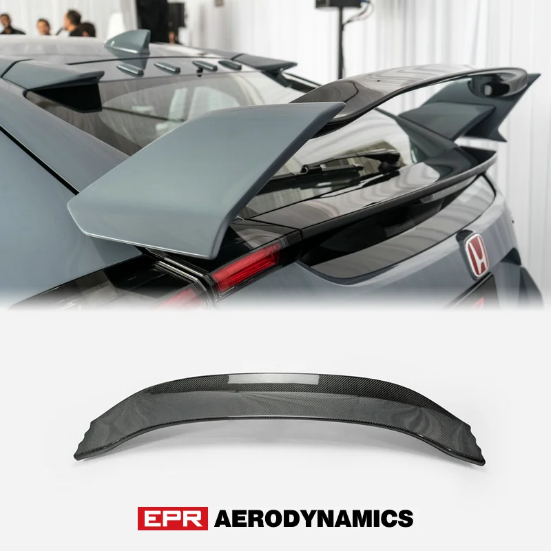 ホンダ17 onシビックタイプrfk8 vrsar1用カーボンファイバーリア