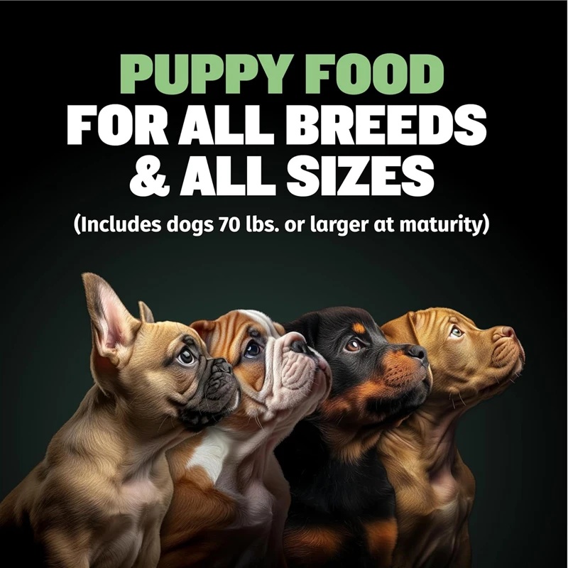 BULLY MAX HIGH PROTEIN & GROWTH WHOLESOME FORMULA FOR PUPPIES, Promotes Strong Muscle Development And Overall Health 120g