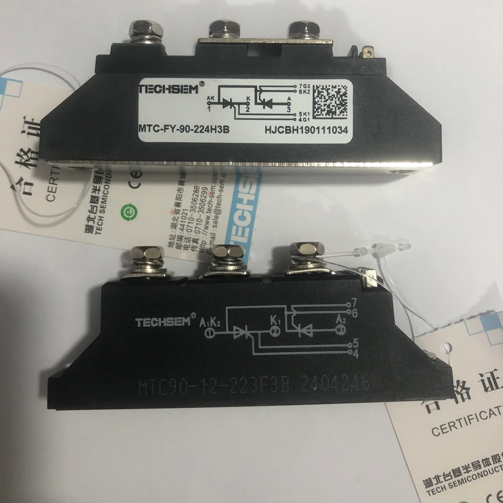 TECHSEM MTC55-12-224H3B 다이오드 모듈 새로운 오리지널 재고 MTC55A1200V 용접 사이리스터