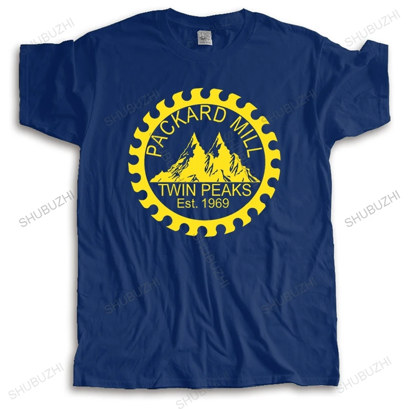 Big Size Twin Peaks Saw Mill Ultimo Design T-Shirt Uomo Manica Corta Girocollo Cotone Uomo Divertente T-Shirt Famiglia Top Abbigliamento