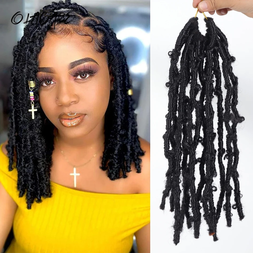 Synthetic Pre Twisted Faux Locks Crochet Hair for Women