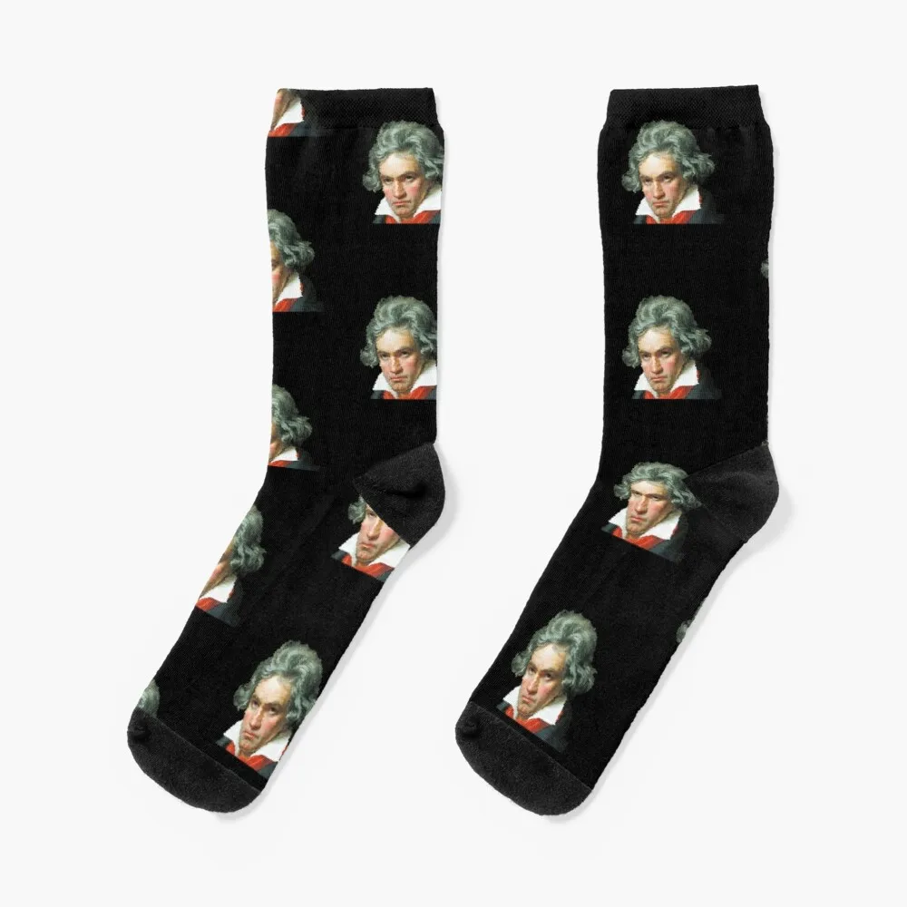 Beethoven retro Socks Man Socks Socks Men'S Warm Socks Winter Woman beethoven symphonies 4 and 7