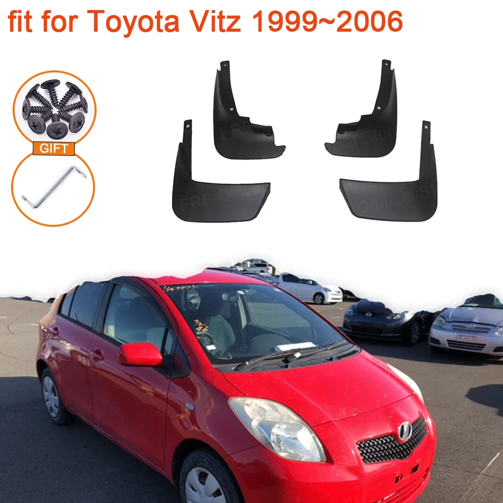 

For Toyota Vitz Yaris Echo XP10 10 1999 2000 2001 2002 2003 2004 2005 2006 Accessories Mudguards Mud Flaps Fender Splash Guards