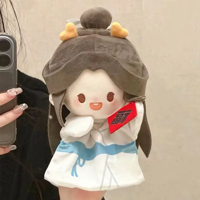 

2024 Heavenly Official Blessing Xie Lian Hand Puppets Anime Plush Cosplay 20CM Cute Plushie Kids Christmas Gifts