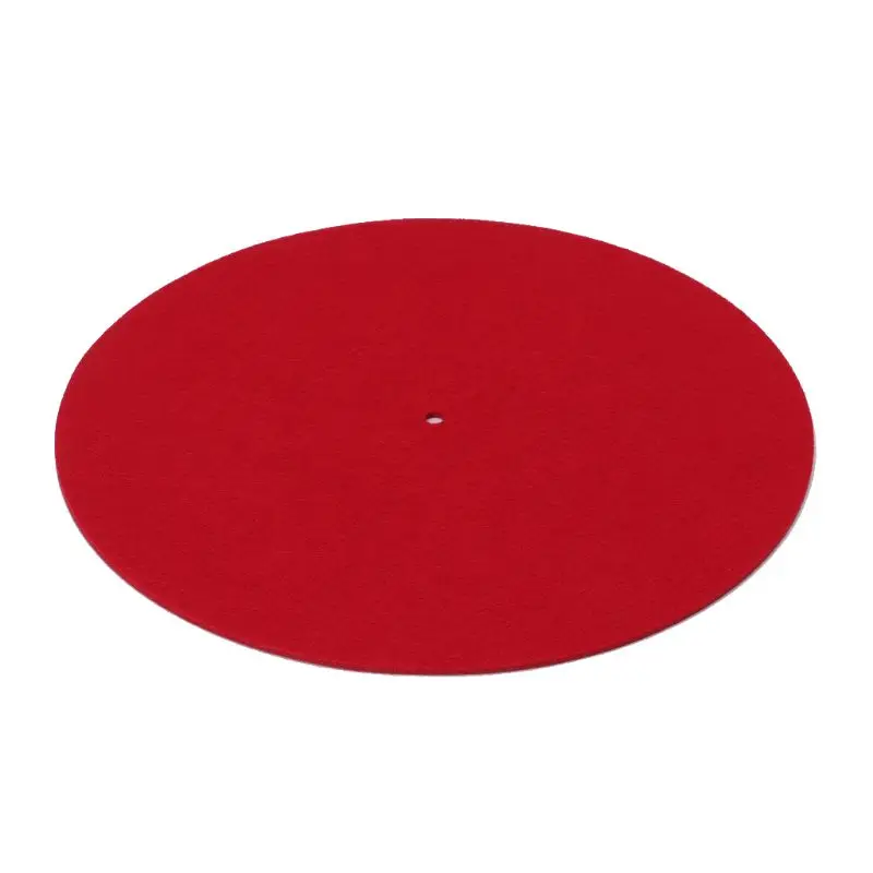 DX62 Felt Platter Vinyl Record Players Turntable Mat Audiophile 3mm Thick for Supporting Lighter Thinner Vinyl Records