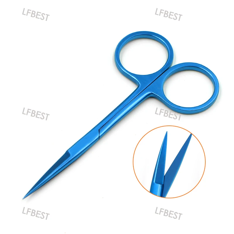 

Titanium Alloy Double Eyelid Surgery Scissors Plastic Double Eyelid Tool Eye Opening Stitches Removal Express Scissors Straight