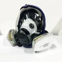 Chemical Gas Mask with Anti-Fog Filter