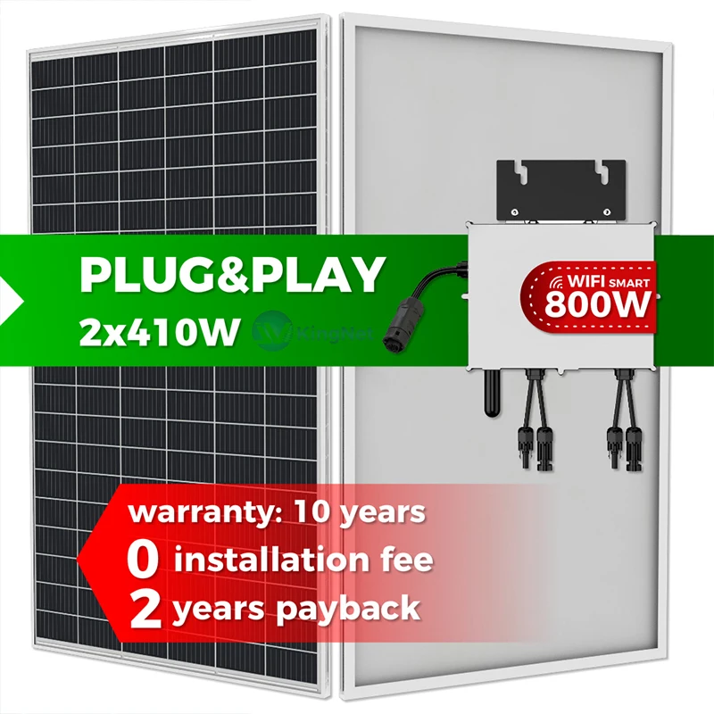 

germany system mounting solar balcony mount solar panel 800 watt solar panel kit off grid complete set solar home power