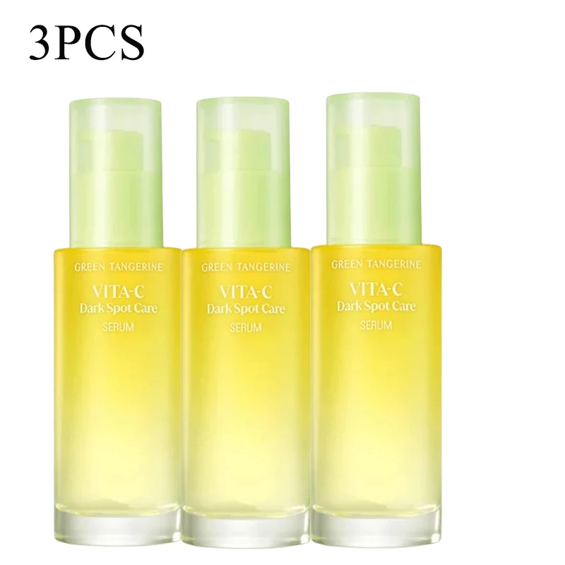 

3PCS Vitamin C Dark Spot Care Serum Whitening Brightening the Skin Facial Spot Lightening Essence Green Tangerine VC Serum