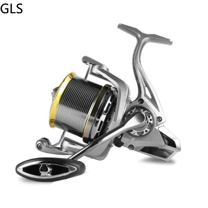 Moulinet baitcasting 17+1 roulements série 8000-14000 bobine aluminium ratio 4.8:1 longue portée