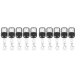 Universal Multi-Pack Garage Door Opener Remote with 4-Button Duplicator Functionality (10pcs)