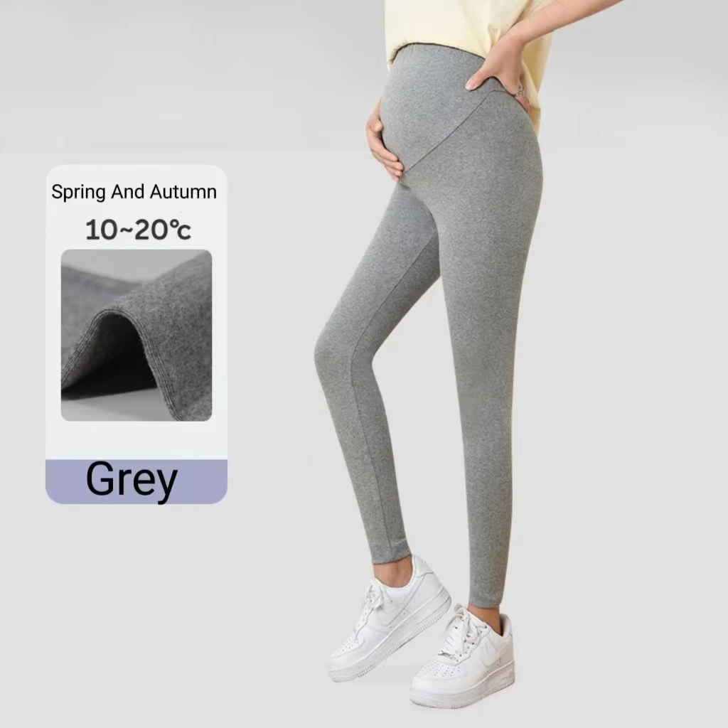 Maternity High Waist Adjustable Large Size Leggings New Maternity Pants Leggings Maternity Soft Cotton Trousers Bottoms 4
