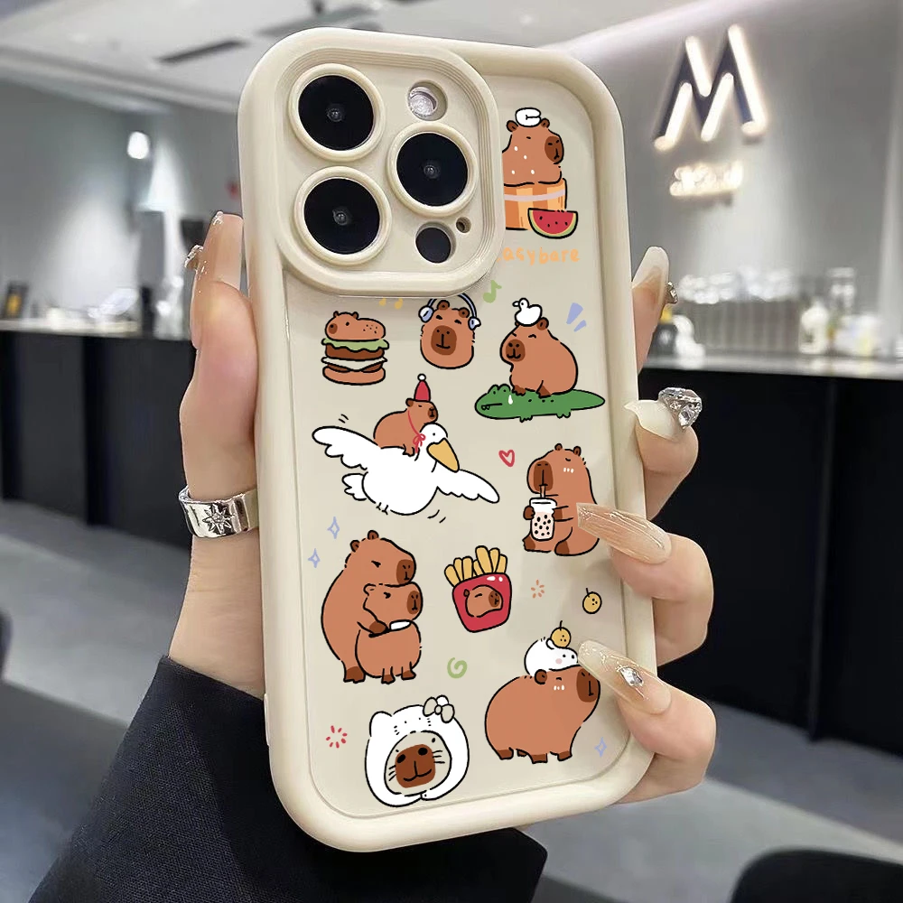 Adorable Capybara Soft Phone Case