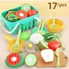 Fun Cutting Food, Fruit And Vegetable Toys, Pretending Food Toy Set, Suitable For Children, Girls, And Boys, Early Basic Skills 1