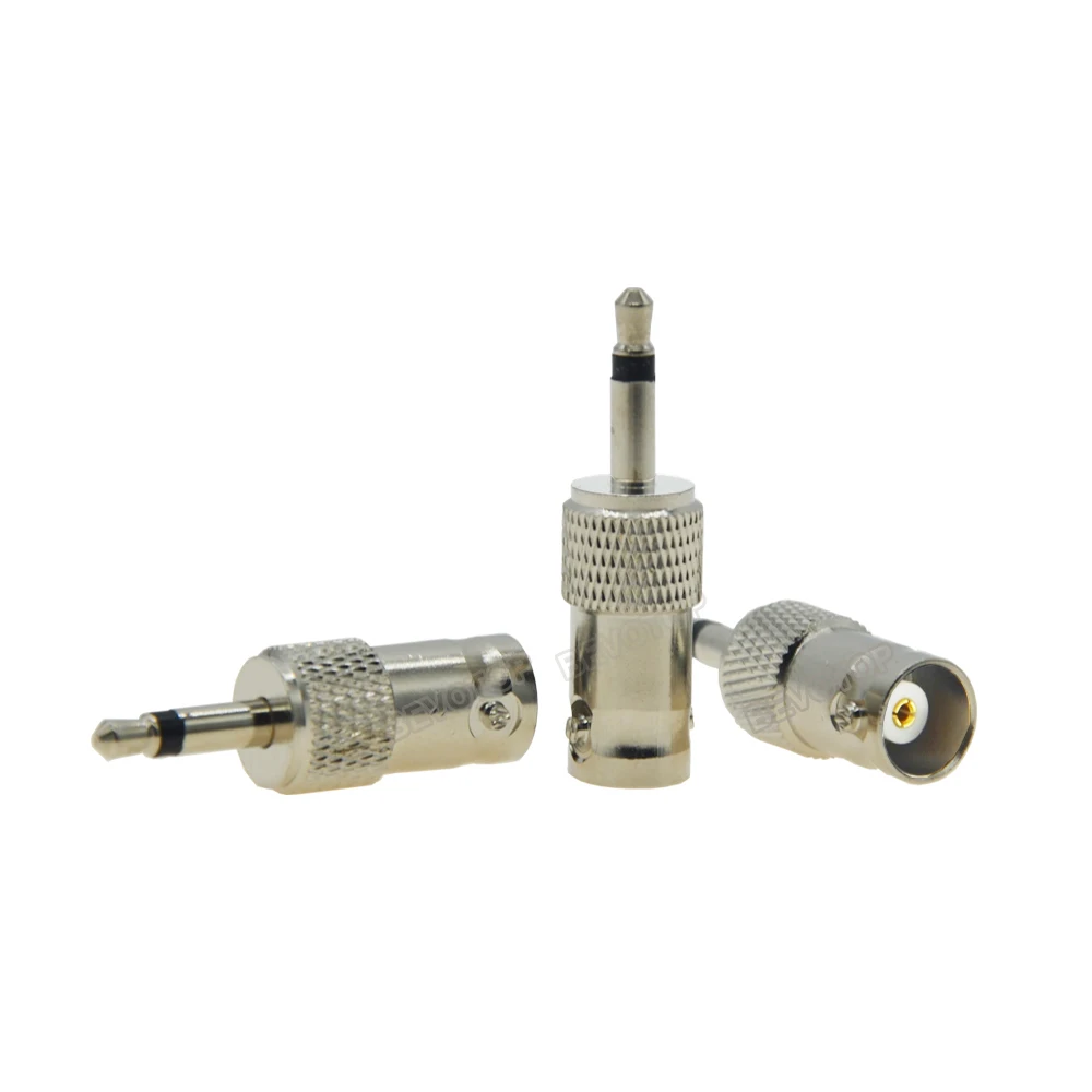 2PCS/LOT BNC Female Jack to Mono 1/8