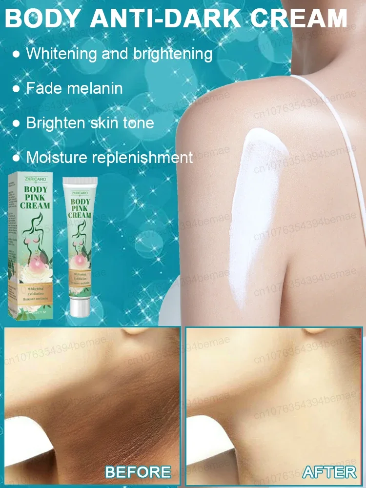 Whitening Cream Private Parts Underarm Bleaching Serum Whiten Butt Knee Brighten Inner Thigh Intimate Parts Dark Remove Melanin