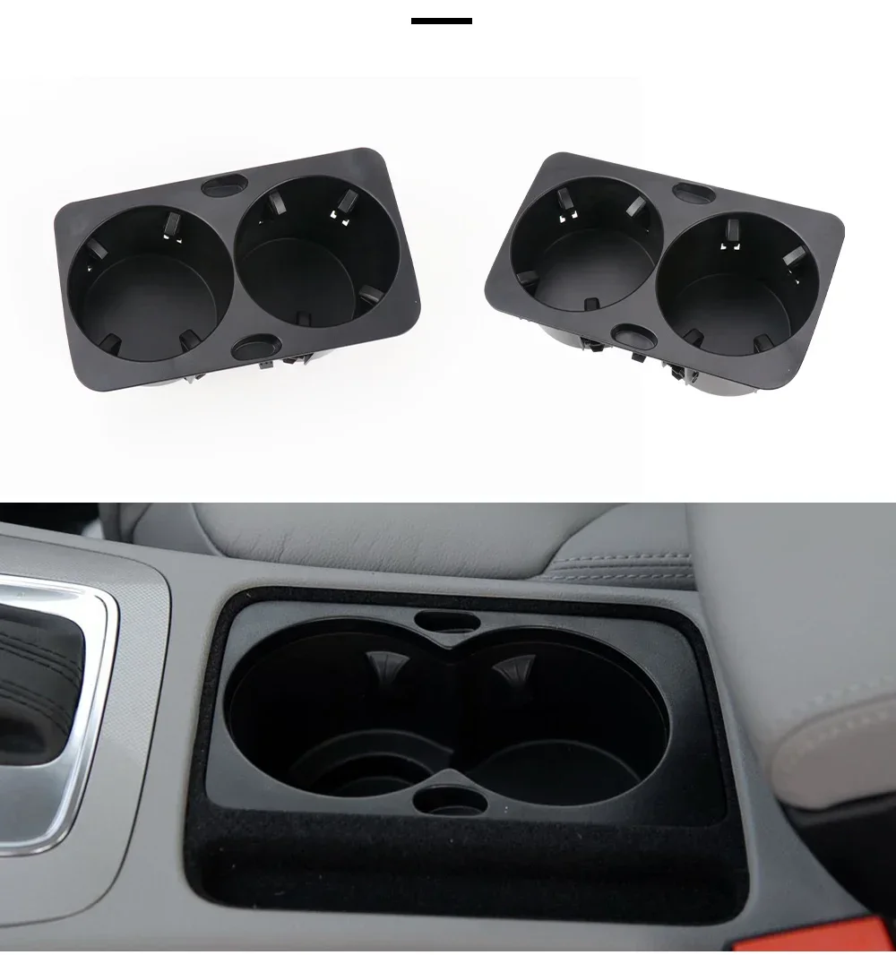 For Volkswagen Magotan B6 B7 Car Console Storage Tray Cover Rear Sliding Shutters Water Cup Holder For 2007-2015 3C0862834