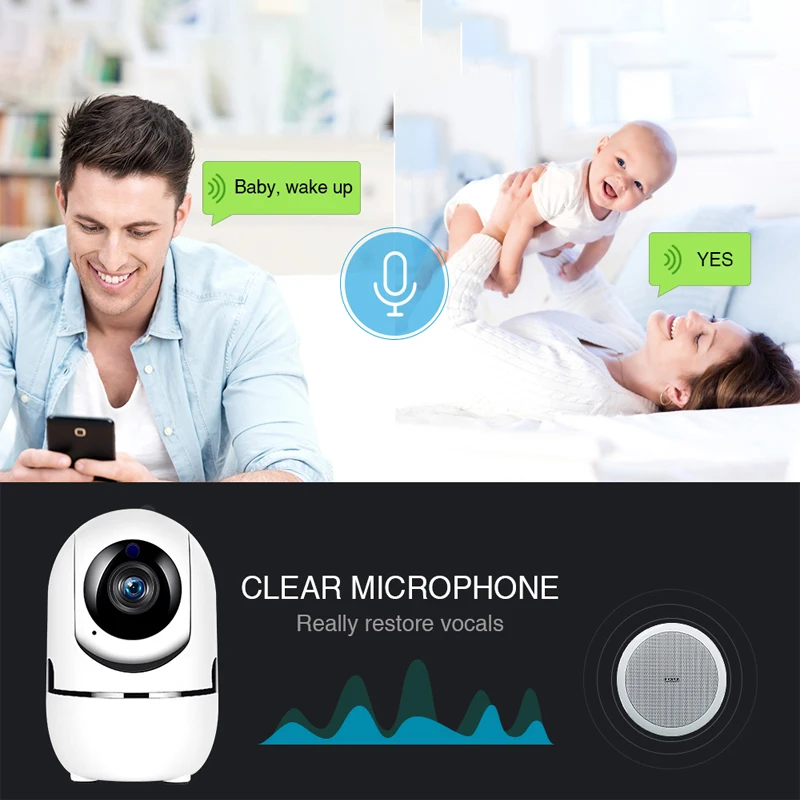 1620P Indoor IP Wifi Camera YCC365 Plus Video Surveillance Wireless Smart Home Auto Tracking Night Vision CCTV Security Camera 4