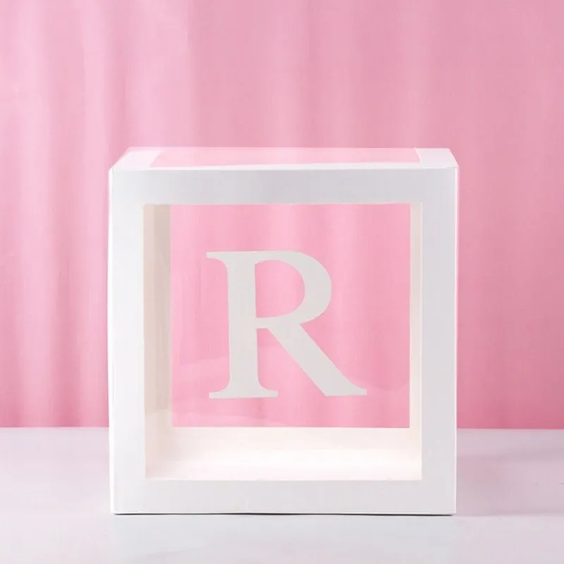 Clear Balloon Box for Baby Shower, Birthday, or Wedding Party Decorations