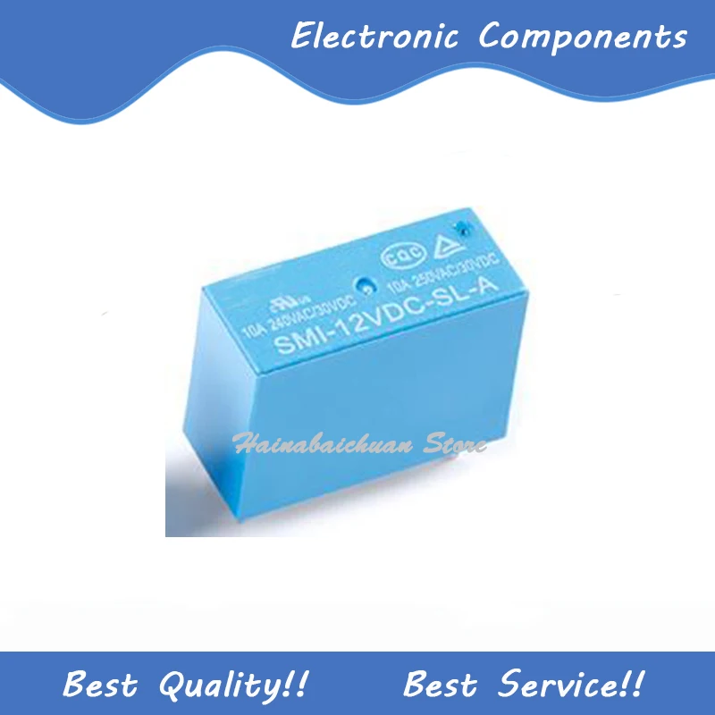 

10 Pcs/Lot SMI-12VDC-SL-A DIP4 New and Original In Stock