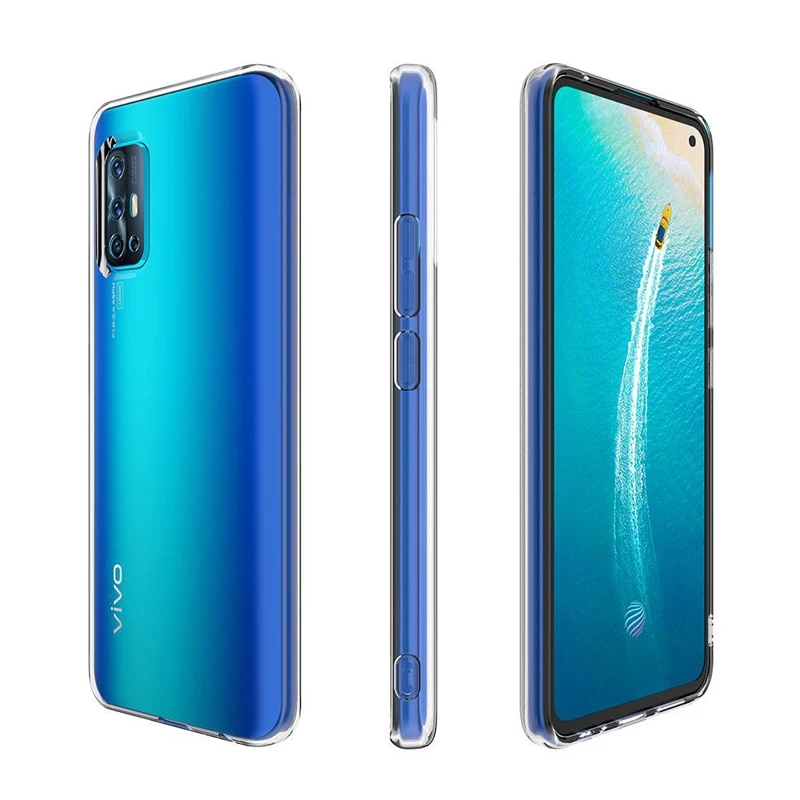 Ultra Slim Transparent Soft Back Phone Case - Universal Fit