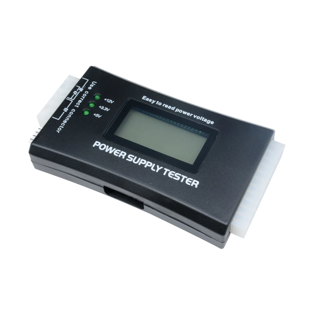 Digital LCD Display PC Computer 20/24 Pin LCD Power Supply Tester Check Atx Source Tester Power Measuring Diagnostic Tester Tool 2