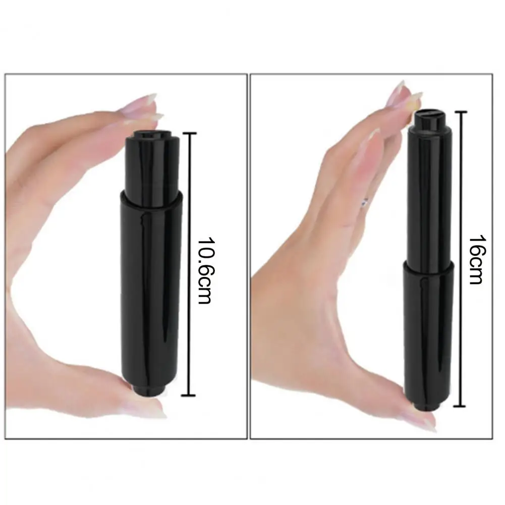 3 Pcs Toilet Paper Holder Stick Spring-Loaded Easy Installation Replacement Adjustable Toilet Paper Roller Spindle Plastic Lever