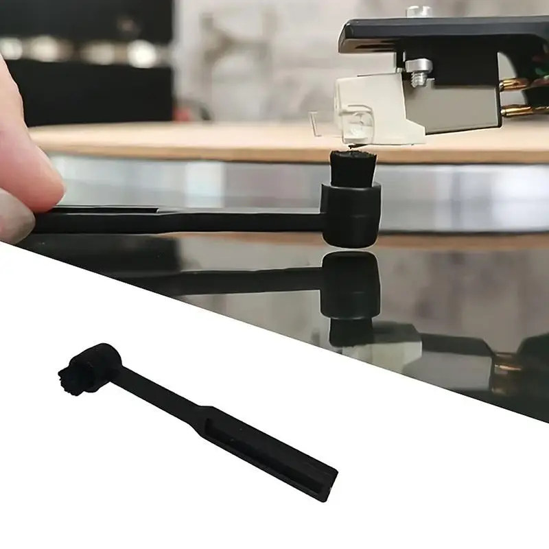 Kit portatile per la pulizia dei dischi in vinile – Include una spazzola per la punta del giradischi e i dischi LP, pulisce anche gli schermi di smartphone/computer - Image 4