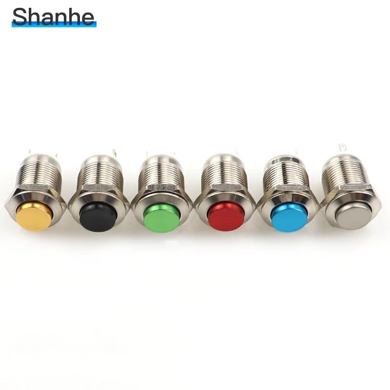 Uxcell 2 Pcs Red 4 Pin SPST NO N/O Momentary Push Button Switch AC 3A 125V 1.5A 250V - Foto 7