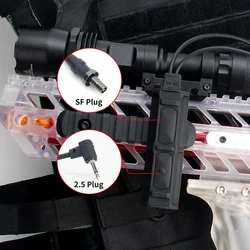 Night Evolution interruptor remoto táctico, luz trasera de 2 armas para luz de pistola AN/PEQ 15 accesorios de pistolas Airsoft NE07011